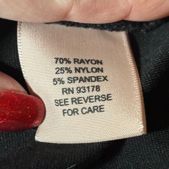 Philosophy Women's Fringe Detail Black Sheath Dress - Size XS - Picture 6 of 6